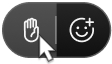 Raise or lower hand icon